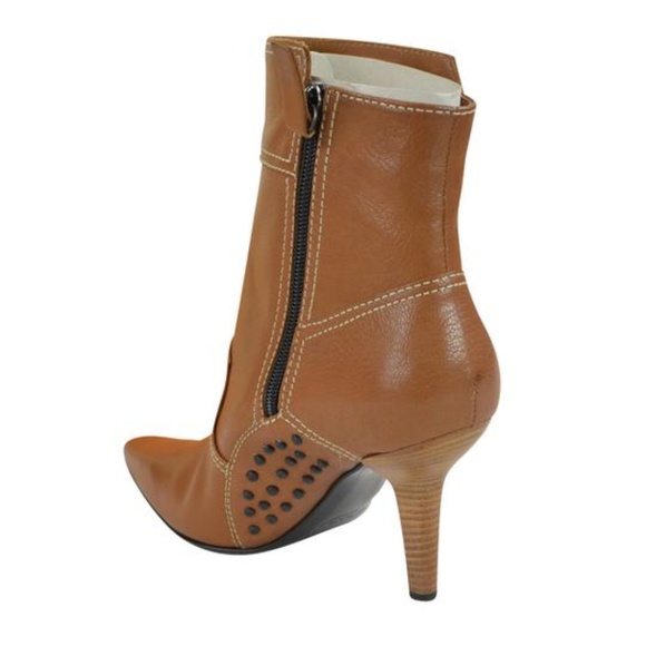 Tod's Walnut St. Valetto Zip High Boots/Booties - Picture 4 of 6